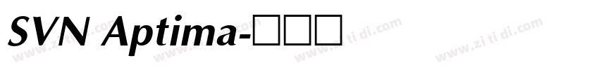SVN Aptima字体转换